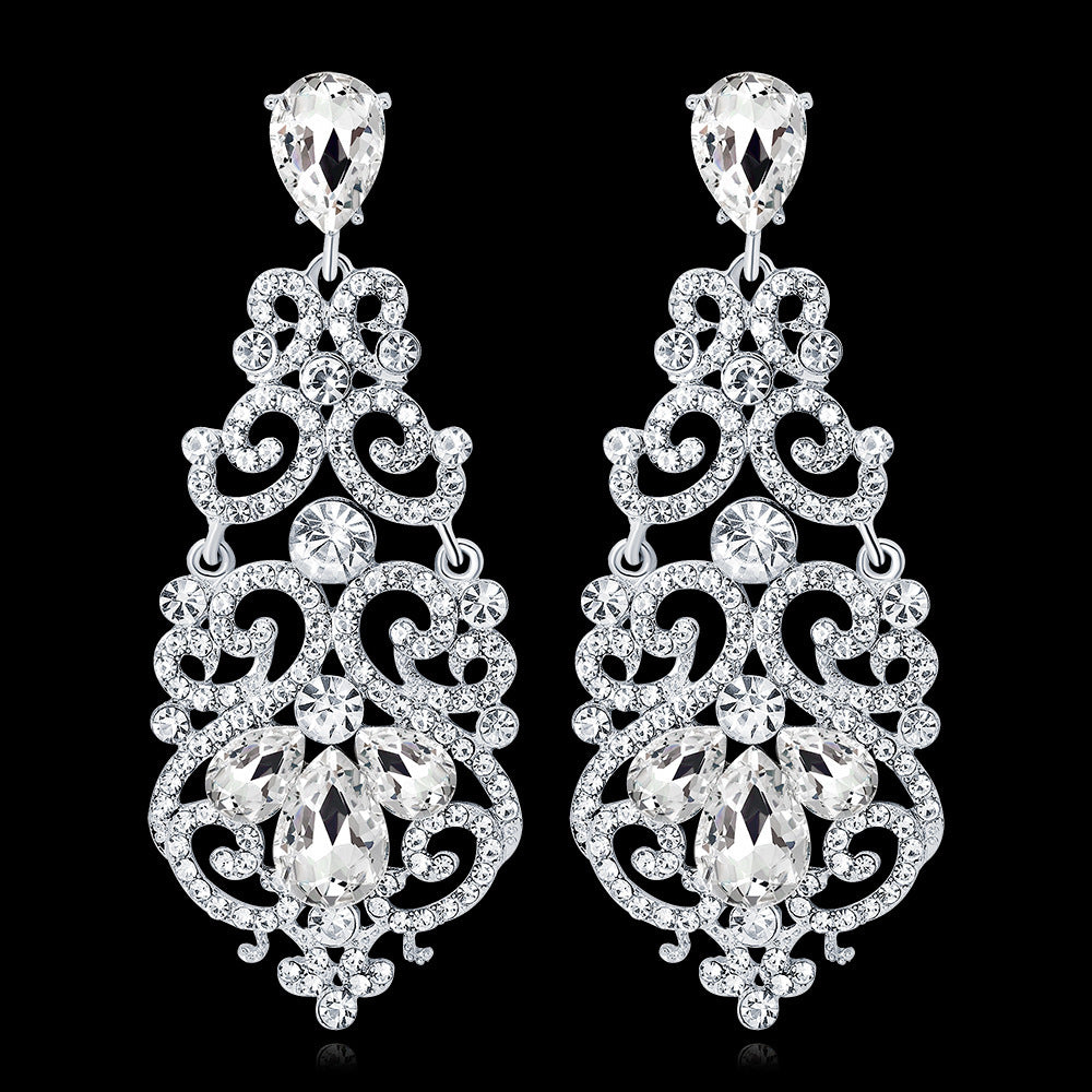 Glam Crystal Spark Earrings