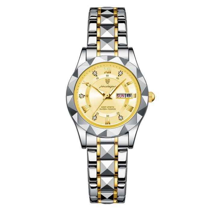 Luminous Waterproof Dual Calendar Watch
