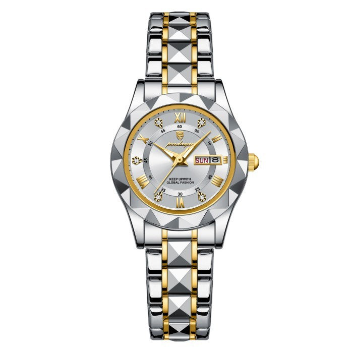 Luminous Waterproof Dual Calendar Watch