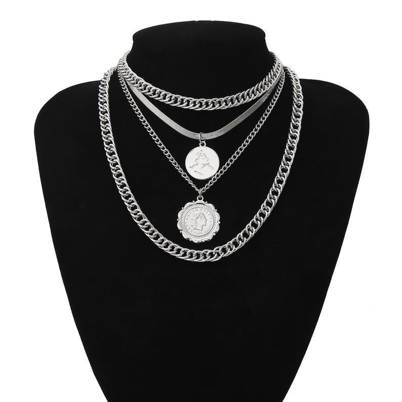 Multi-Layer Snake Bone Necklace