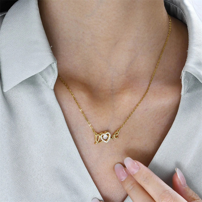 Women's Stainless Steel Love Necklace