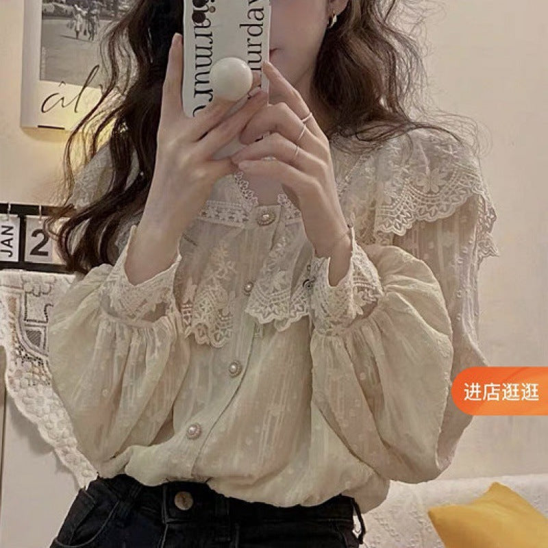 Spring And Summer Korean Style Gentle Sweet Shirt