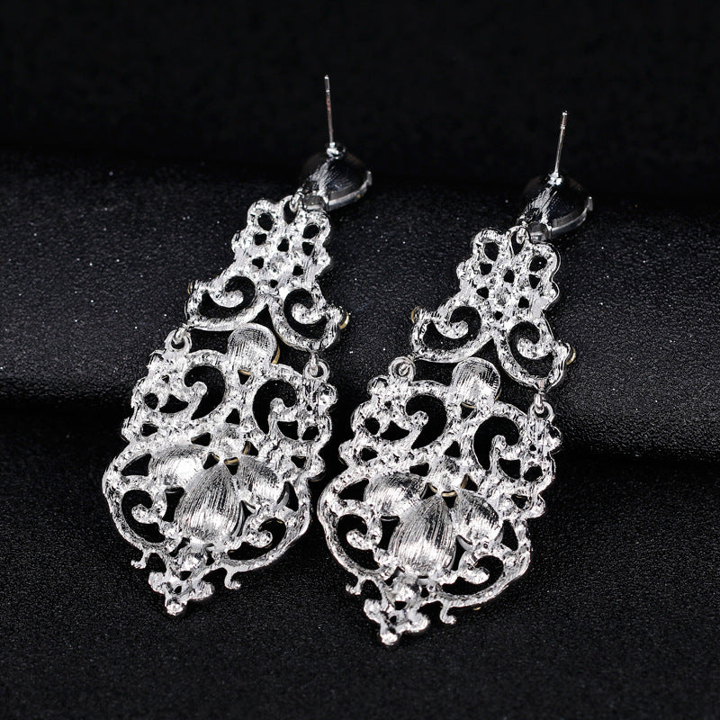 Glam Crystal Spark Earrings