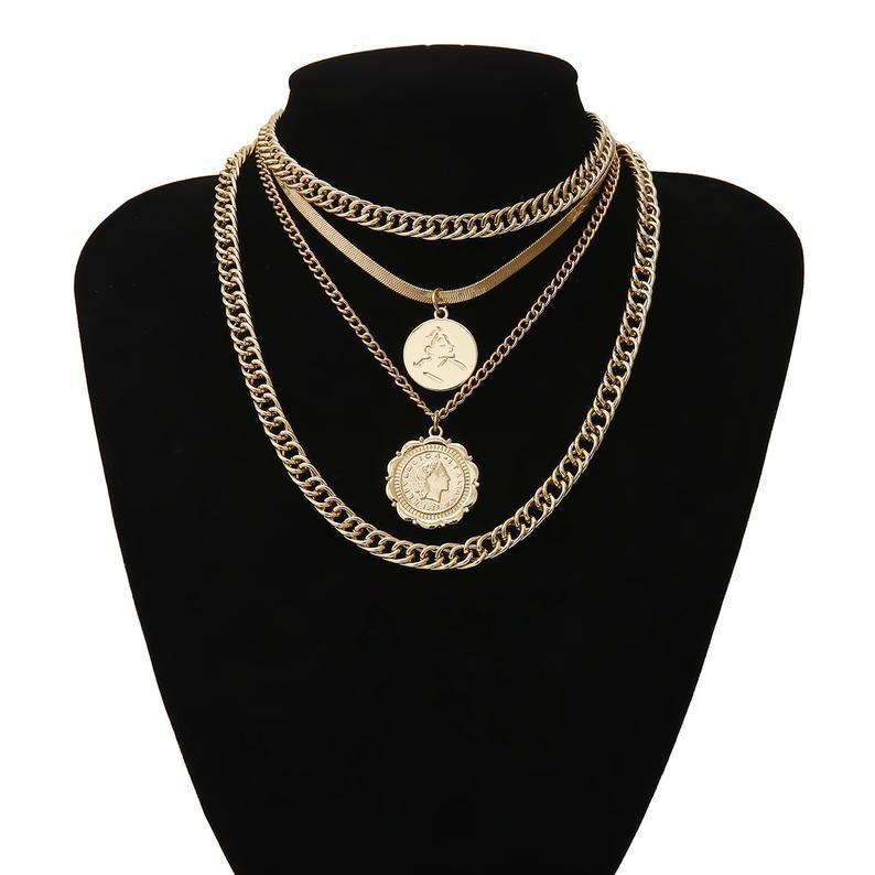 Multi-Layer Snake Bone Necklace