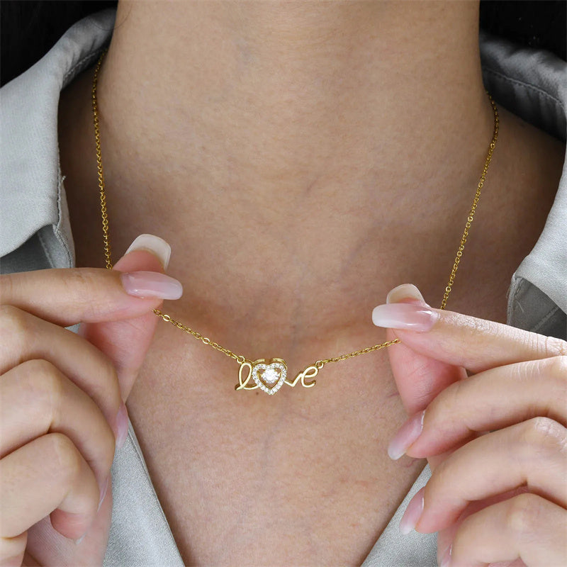 Women's Stainless Steel Love Necklace