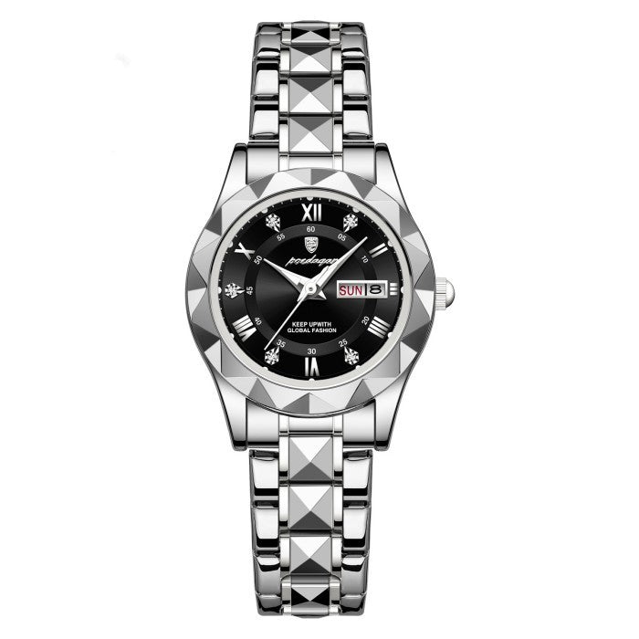 Luminous Waterproof Dual Calendar Watch