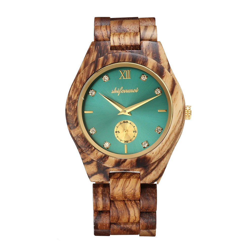Red Sandalwood Quartz Watch