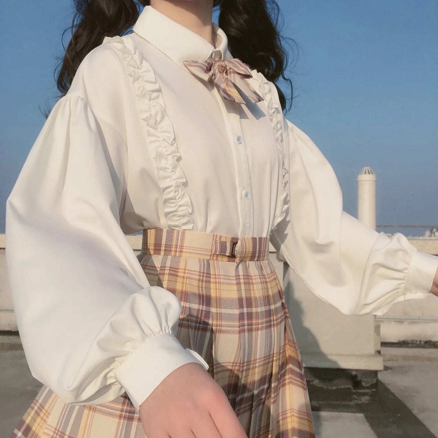 Autumn Lolita Loose Bishop Blouse