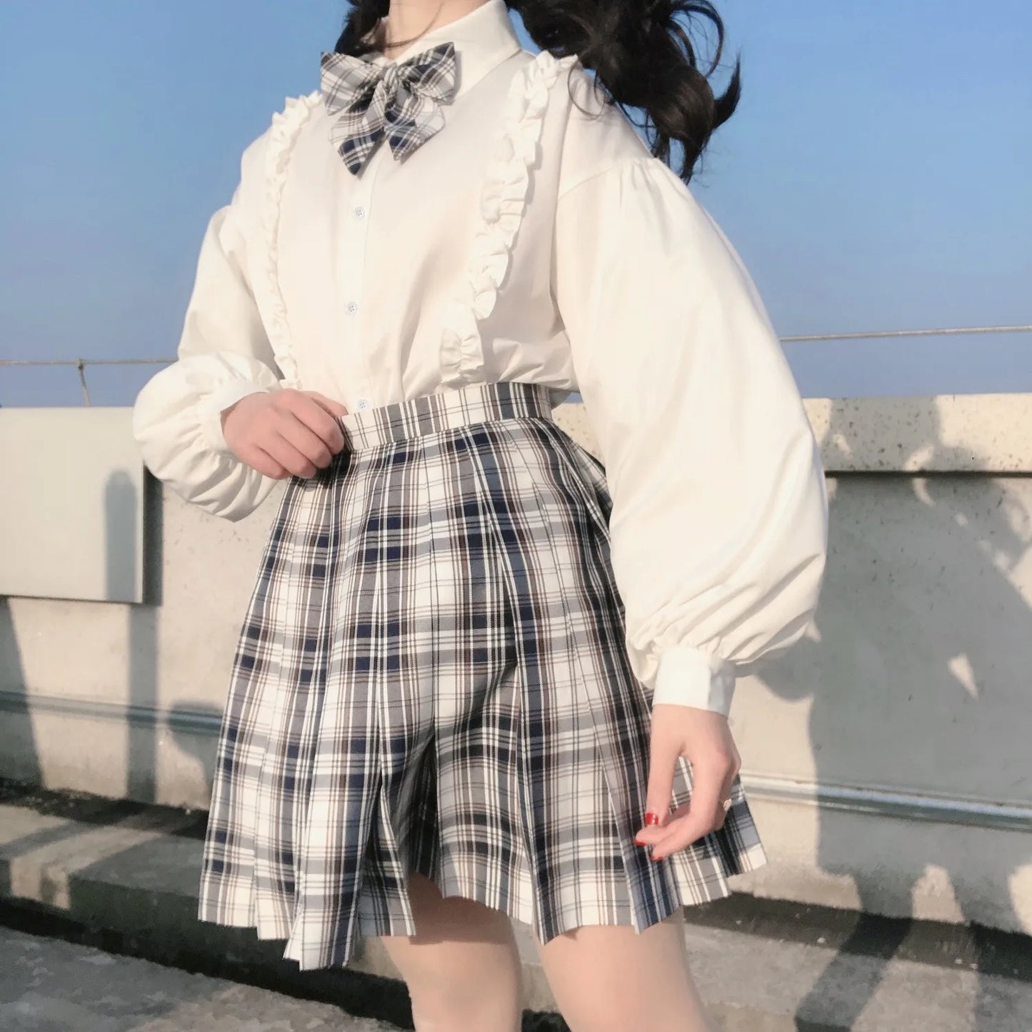Autumn Lolita Loose Bishop Blouse