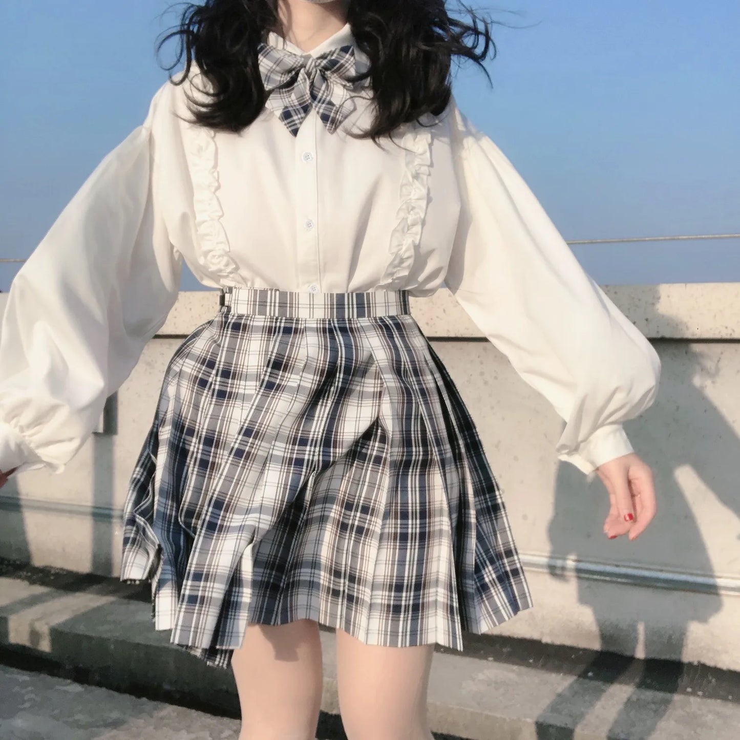 Autumn Lolita Loose Bishop Blouse
