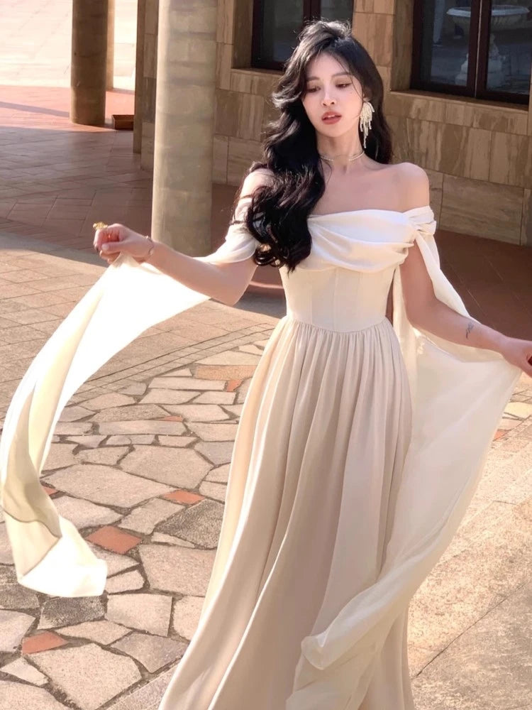 France Elegant Wedding Party Dress