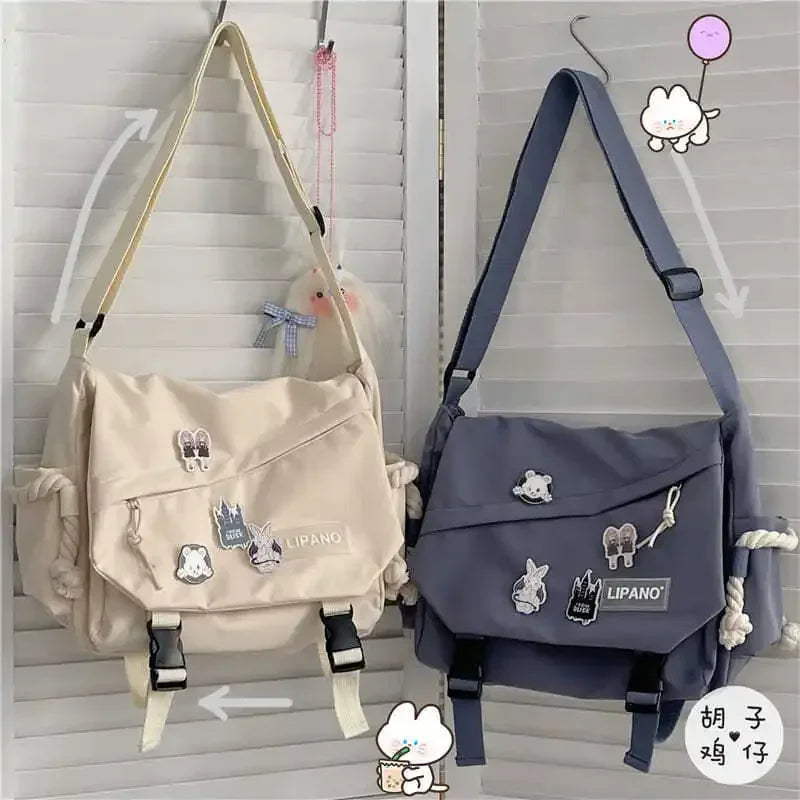 Large Capacity Nylon Crossbody Handbags