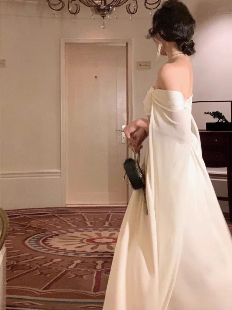 France Elegant Wedding Party Dress