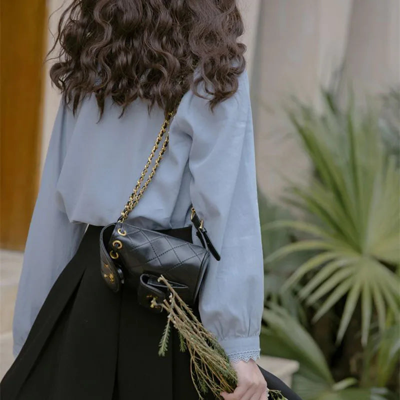 Women Peter Pan Collar Shirt