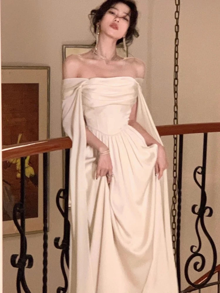 France Elegant Wedding Party Dress