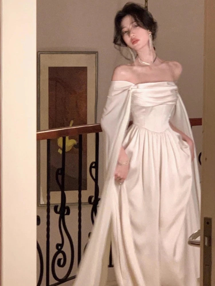 France Elegant Wedding Party Dress