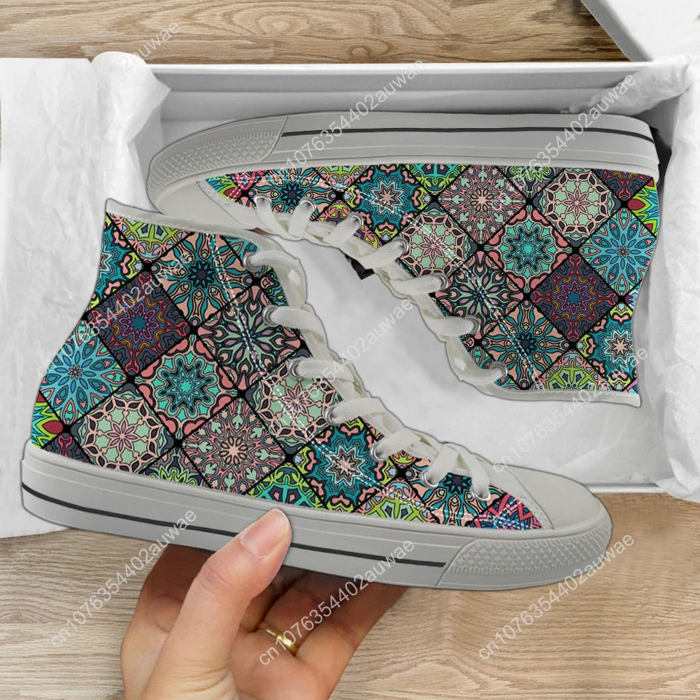 Bohemia Mandala Print Women Sneakers