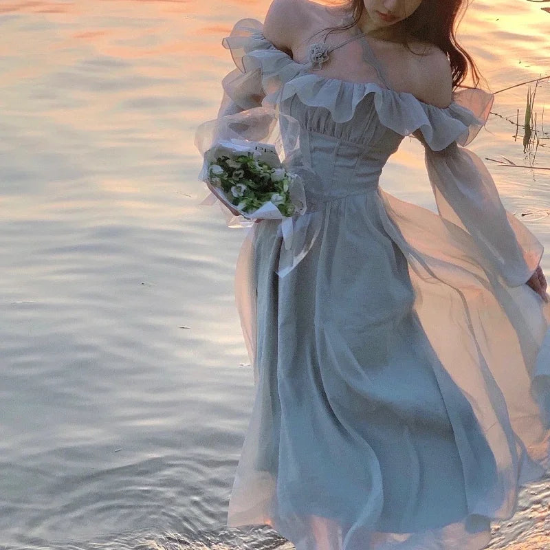 Elegant Korean Summer Dress