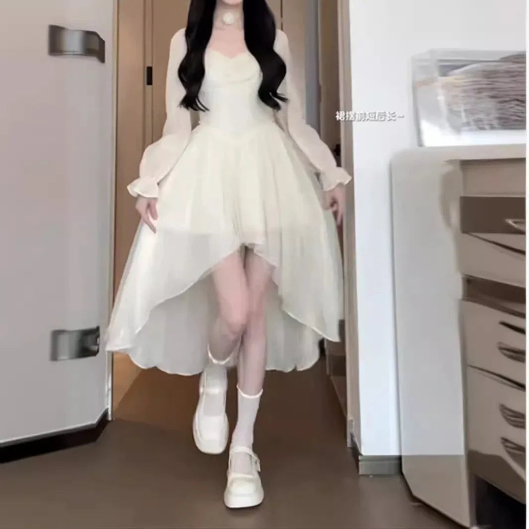 French Style Sweetwaist-fitted Dress