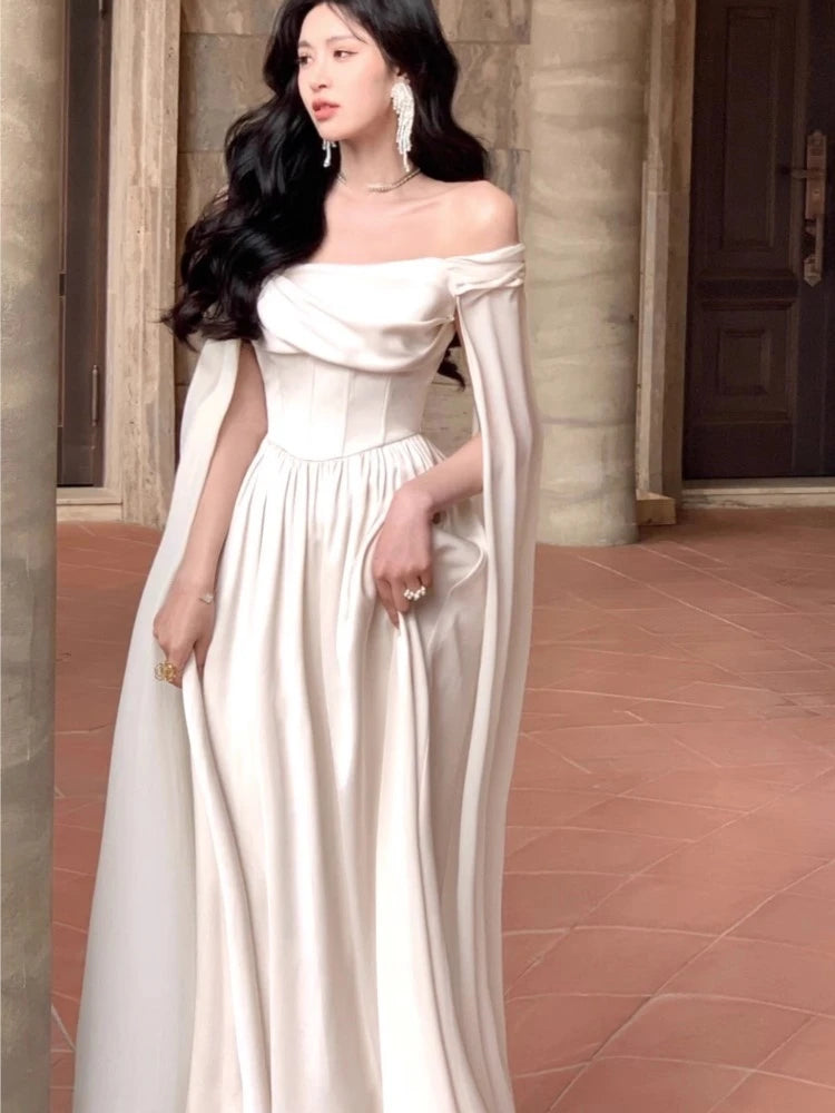 France Elegant Wedding Party Dress