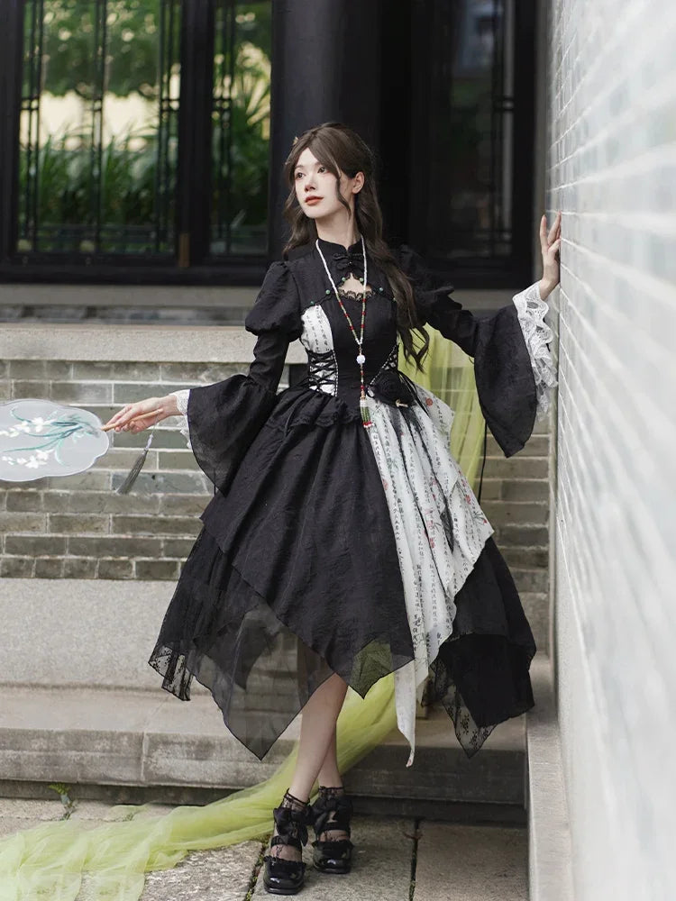 Retro Slim Chinese Style Dress