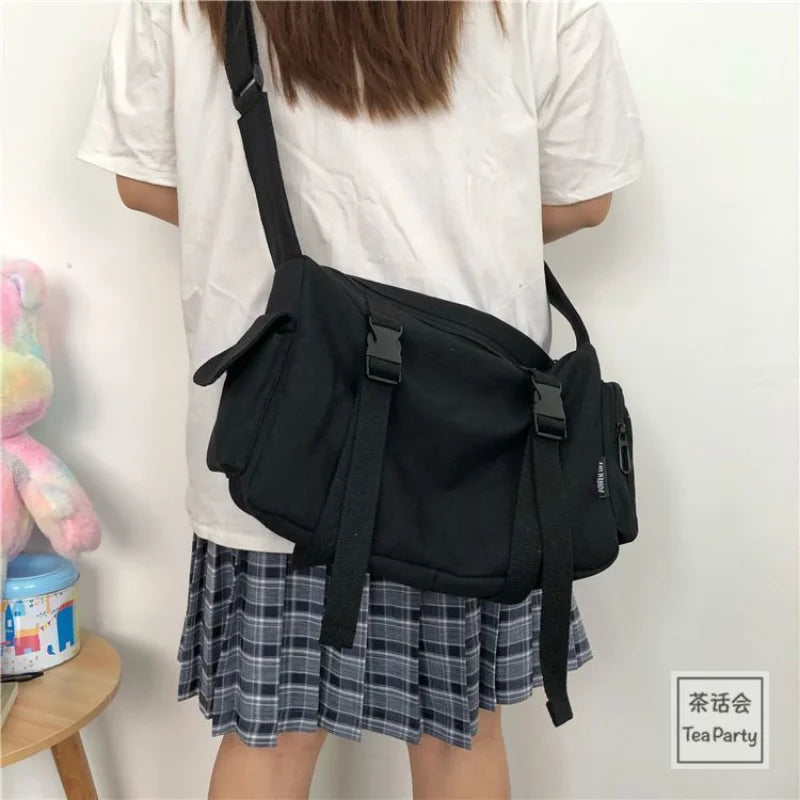 Harajuku Canvas Crossbody Bag