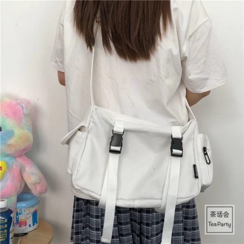 Harajuku Canvas Crossbody Bag