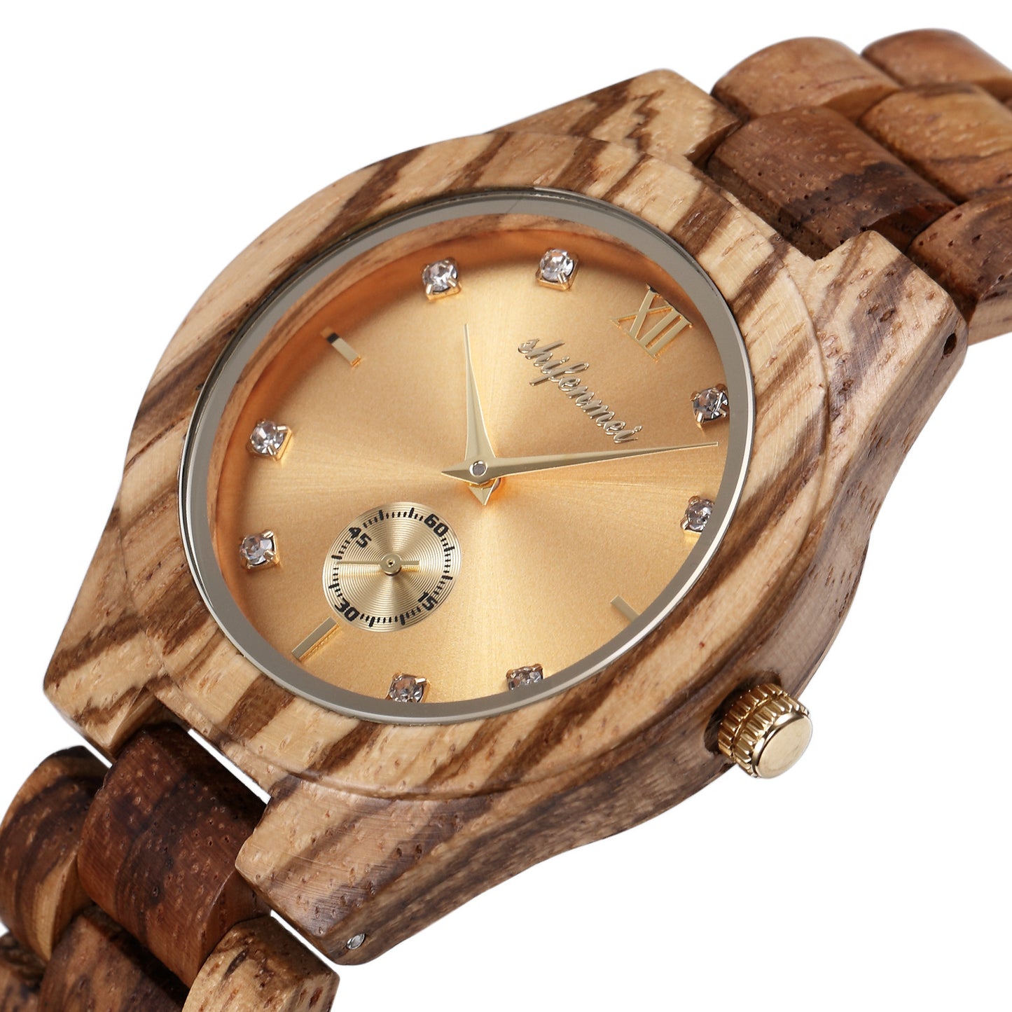 Red Sandalwood Quartz Watch