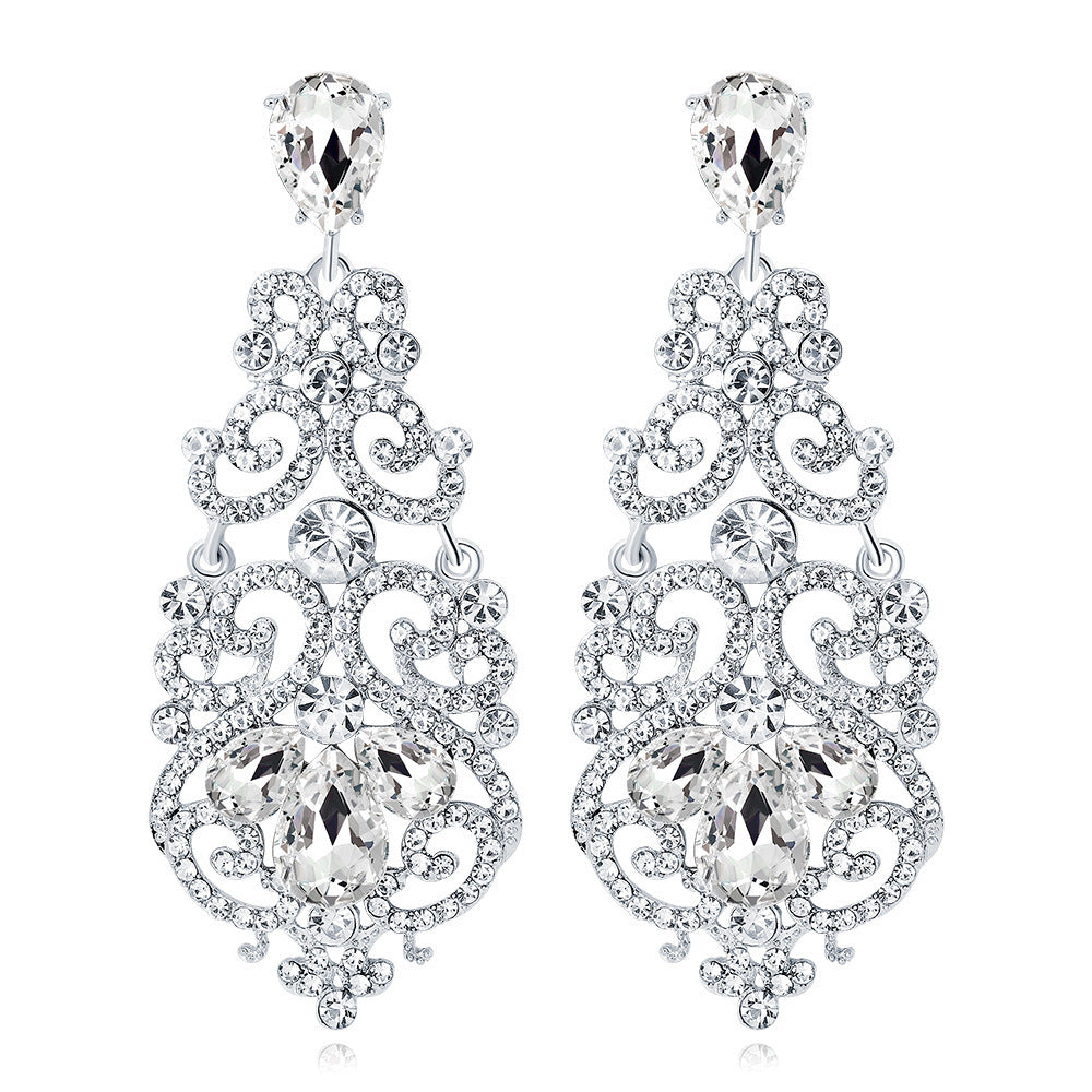 Glam Crystal Spark Earrings