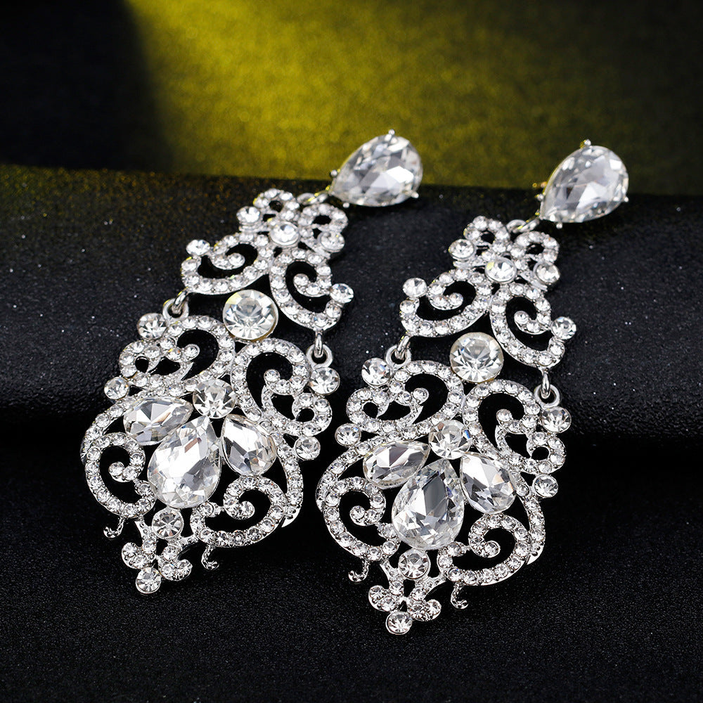 Glam Crystal Spark Earrings