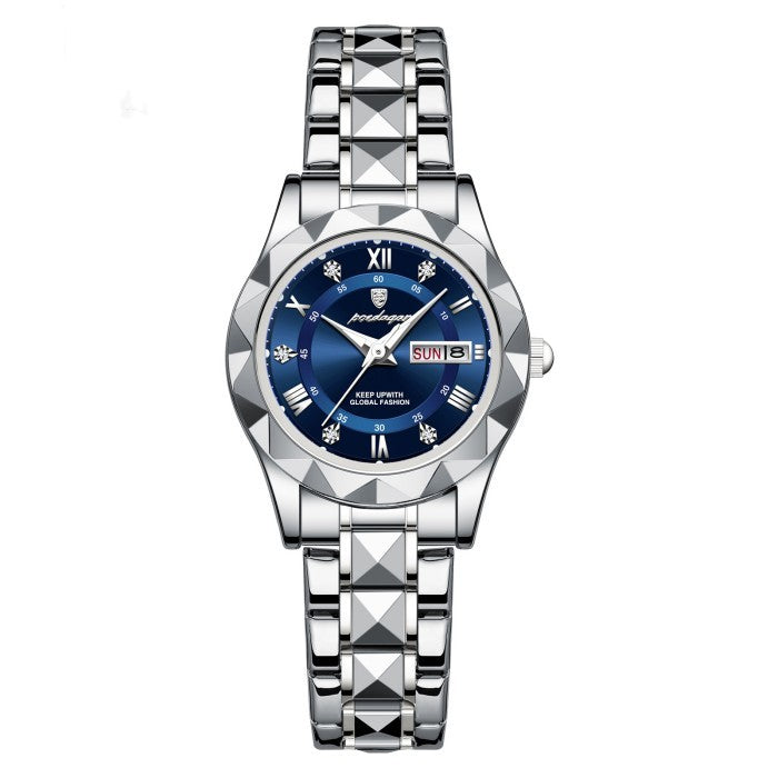 Luminous Waterproof Dual Calendar Watch