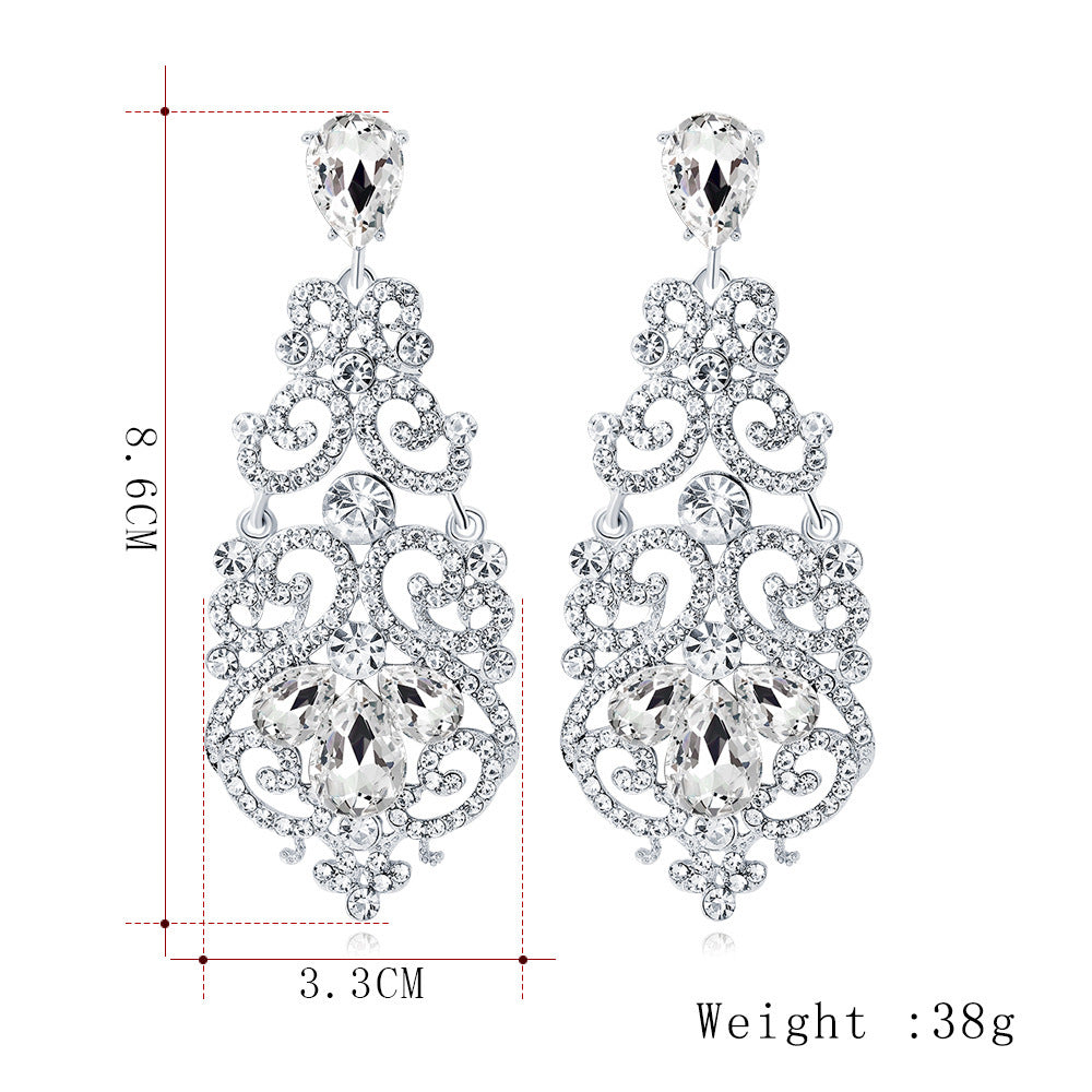 Glam Crystal Spark Earrings