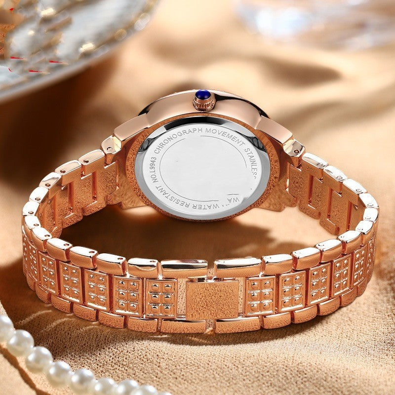 Elegant Sparkling Quartz Watch