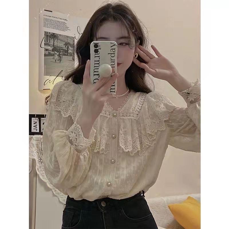 Spring And Summer Korean Style Gentle Sweet Shirt