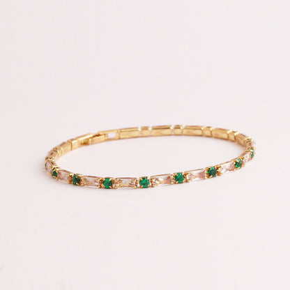 Green Zircon Pull Bracelet