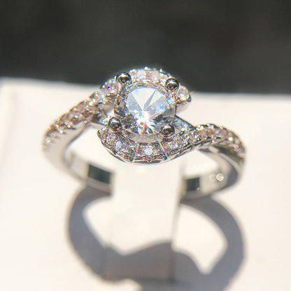 Silver Zircon Ring
