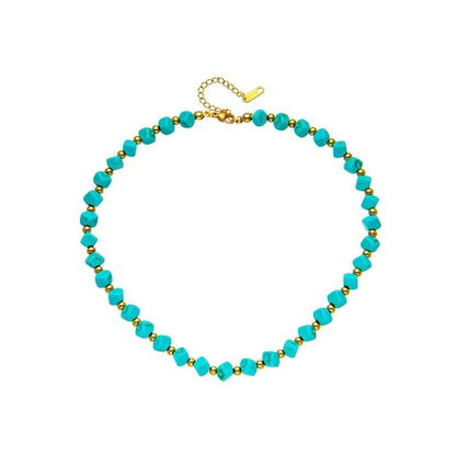Turquoise French Retro Necklace