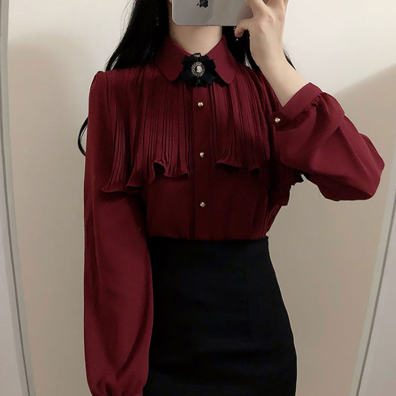 Vintage Chiffon Shirt