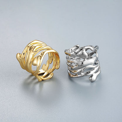 Fashion Geometric Alloy Ring