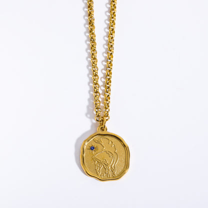 Divine Antique Steel Necklace