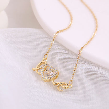 Women's Stainless Steel Love Necklace