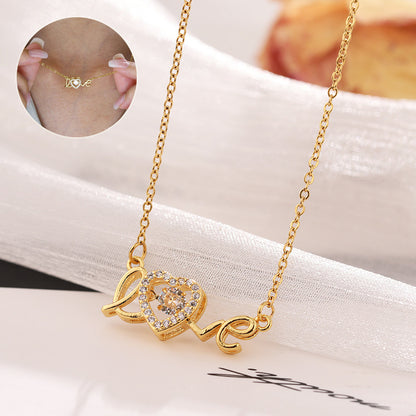 Women's Stainless Steel Love Necklace