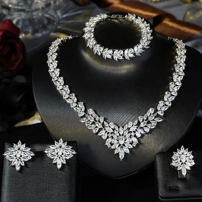 Stylish Micropaved Zirconia Set