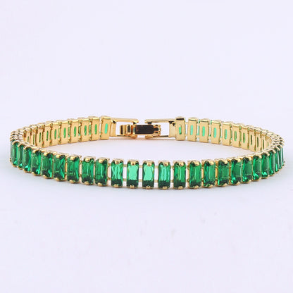 Green Zircon Pull Bracelet