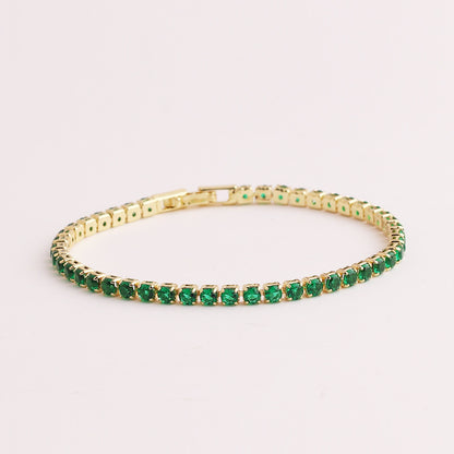 Green Zircon Pull Bracelet