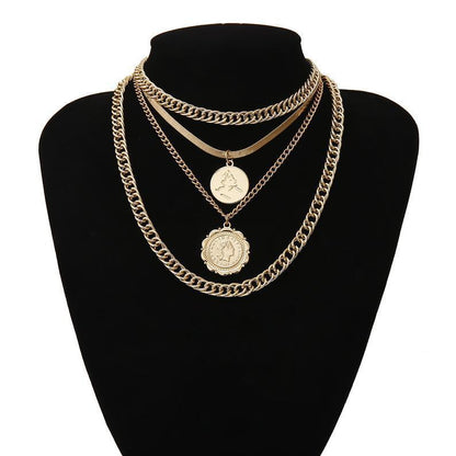 Multi-Layer Snake Bone Necklace
