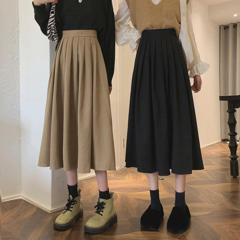 Women's High Waist Thin Skirt