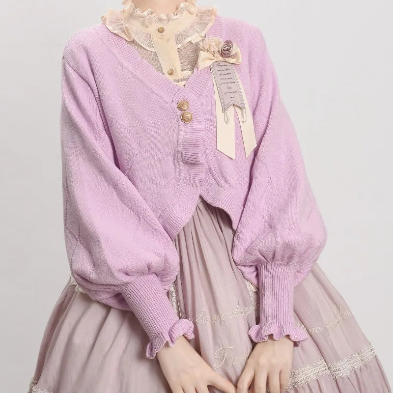 Japanese Kawaii Lolita Knitted Cardigan