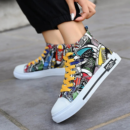 Unisex Designer Vulcanized Sneakers