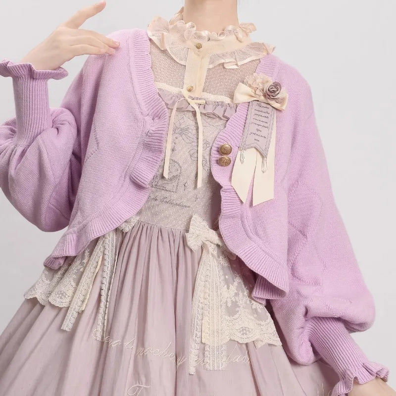 Japanese Kawaii Lolita Knitted Cardigan